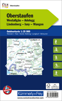 Deutschland, Oberstaufen, Nr. 55, Outdoorkarte 1:35'000