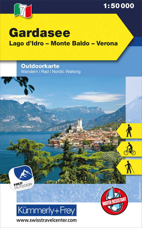 Italien, Gardasee, Nr. 7, Outdoorkarte 1:50'000