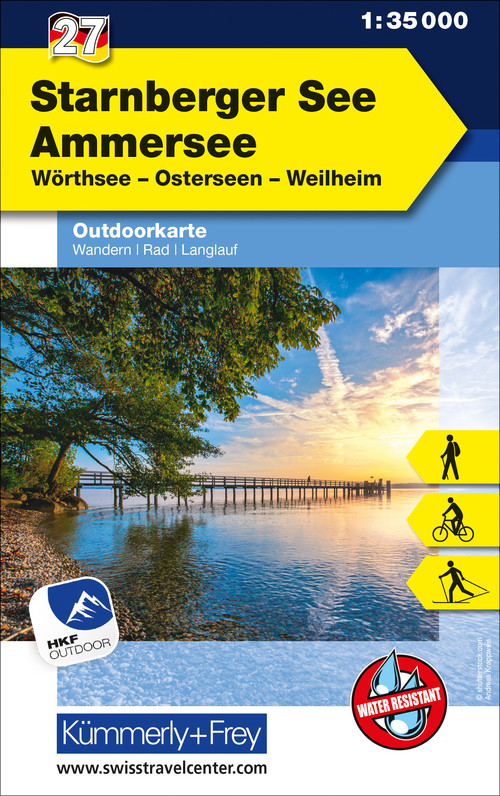 Deutschland, Starnberger See - Ammersee, Nr. 27, Outdoorkarte 1:35'000
