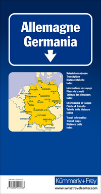 Deutschland, Strassenkarte 1:750'000