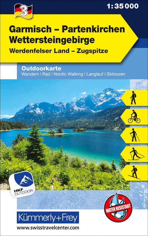 Deutschland, Garmisch - Partenkirchen, Nr. 3, Outdoorkarte 1:35'000