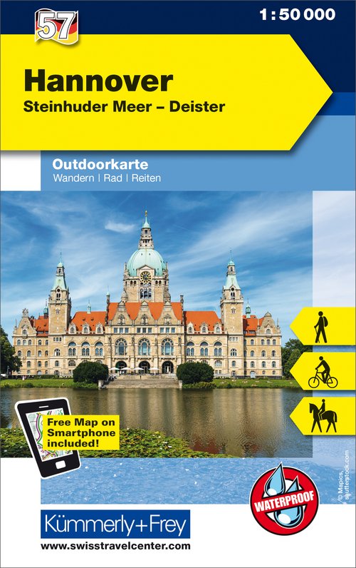 Deutschland, Hannover, Nr. 57, Outdoorkarte 1:50'000